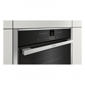 Neff B57CR23N0B Pyrolytic Slide & Hide 59.5cm Built In Electric Single Oven - Stainless Steel - 1